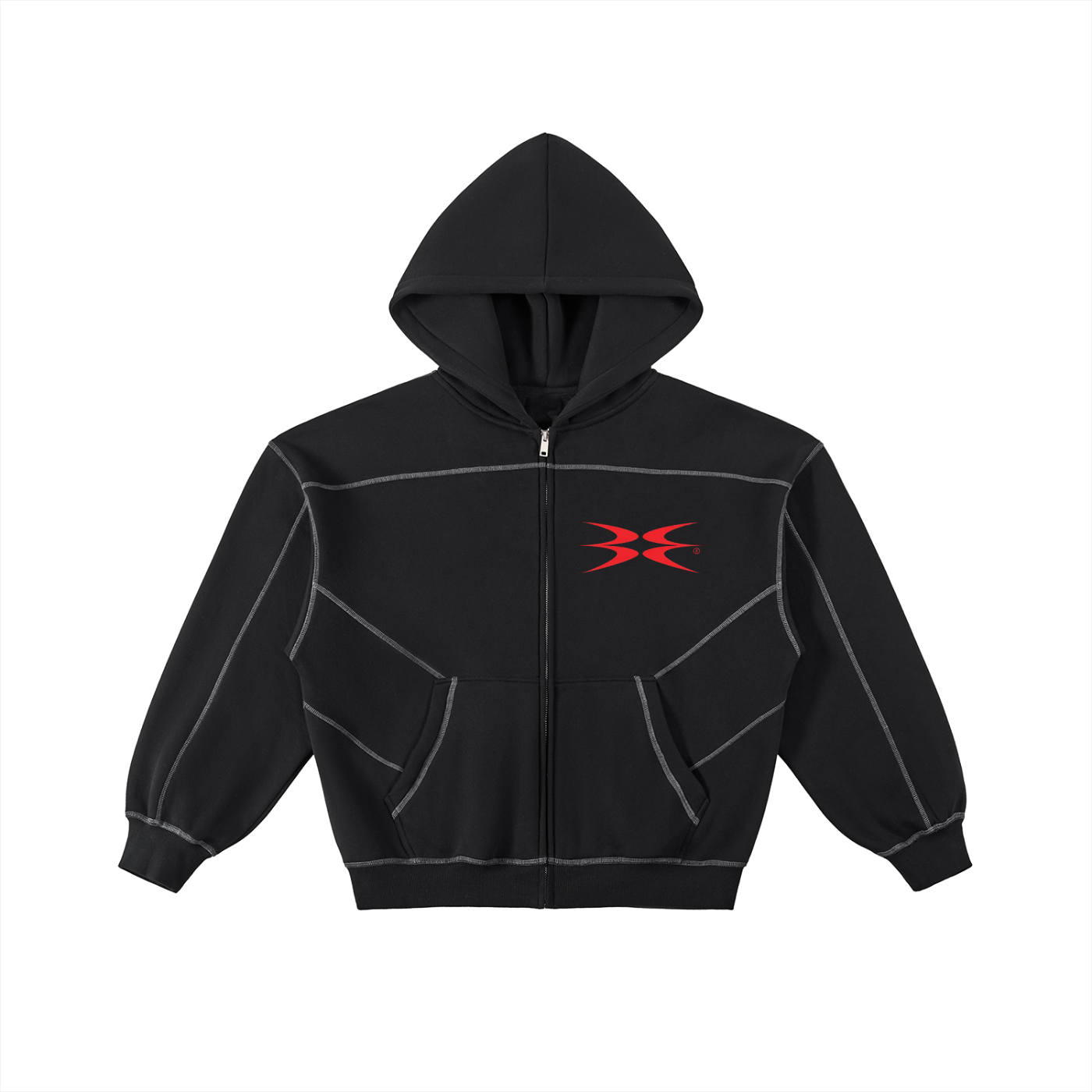 Boxy Zip Hoodie