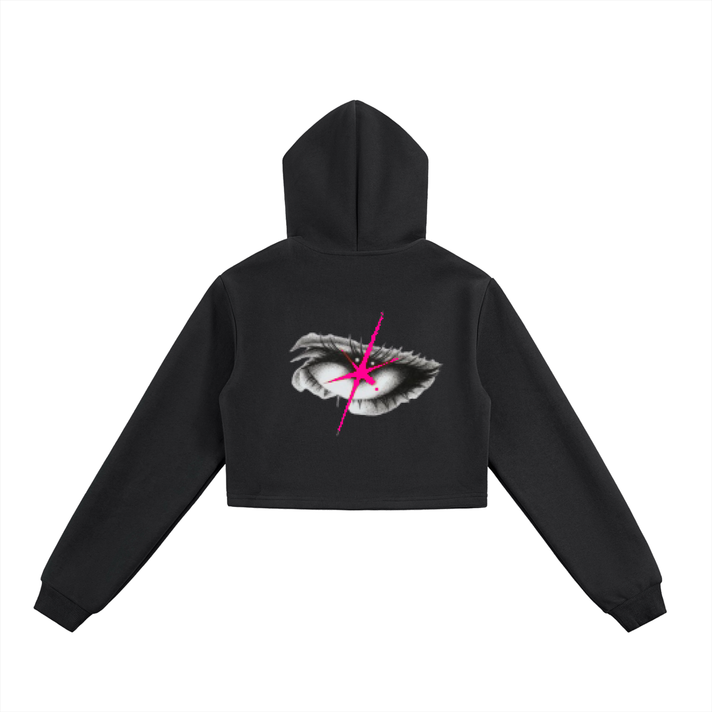 Essential Cropped Zip-Up Hoodie